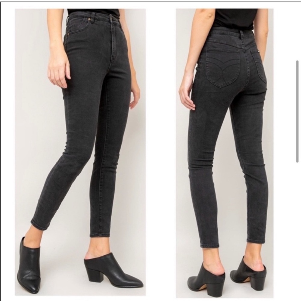 rolla's west coast super skinny  gray high rise super skinny size 25R